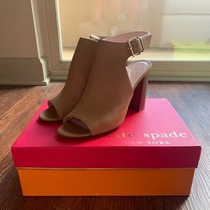 Kate Spade Ingrada Leather Block Heels